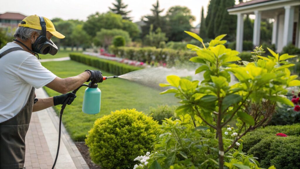 Savon noir pour plantes dilué dans de l'eau, prêt à être pulvérisé sur les plantes pour lutter contre les insectes.